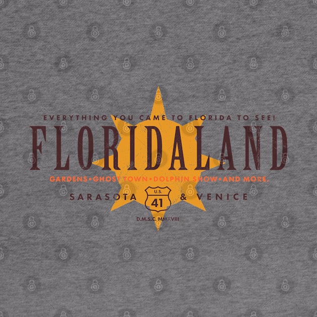 Sarasota Florida - Vintage Floridaland by DMSC